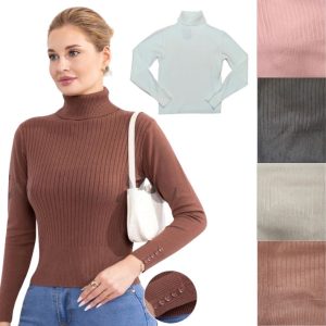 BLUSA DE CUELLO  Y MANGA LARGA